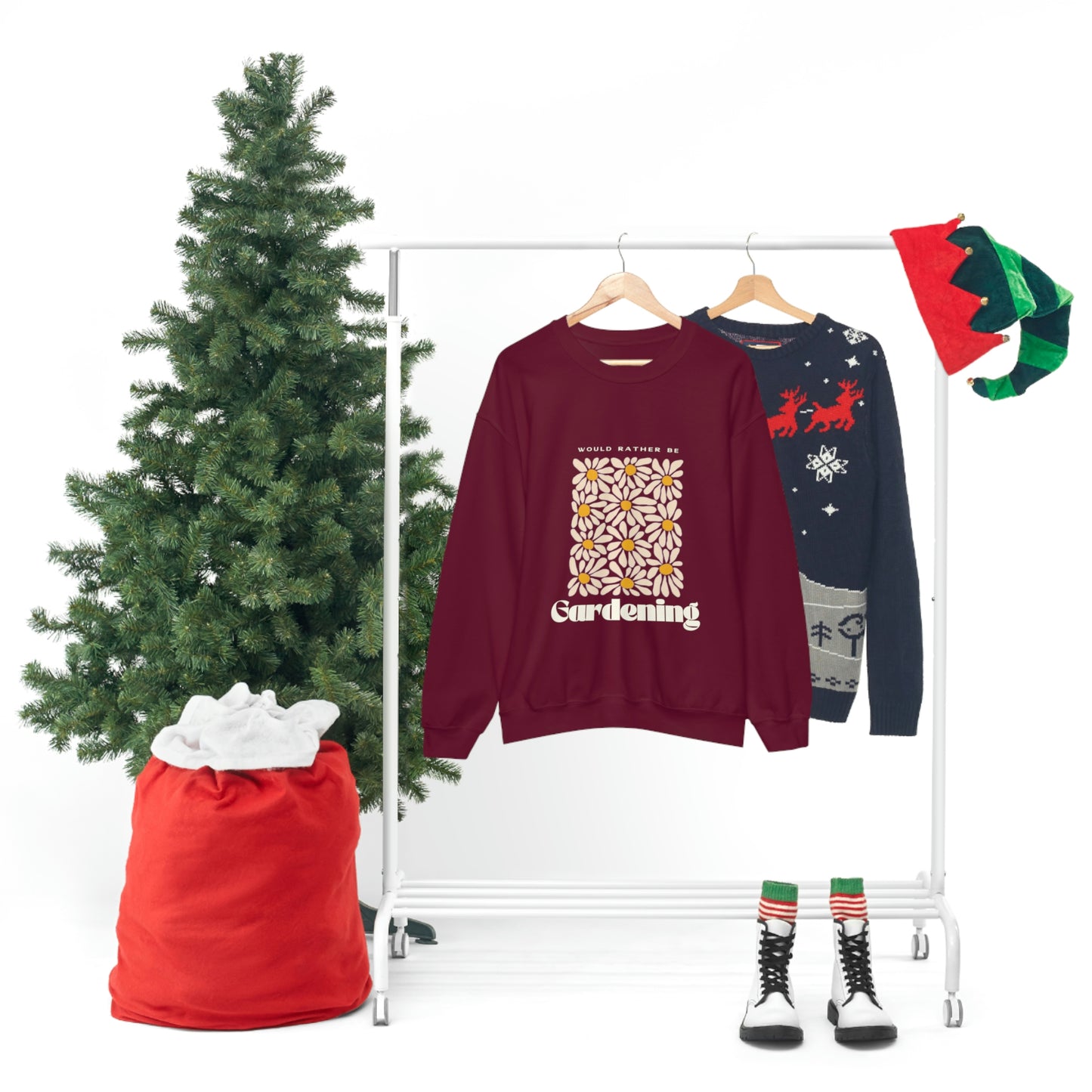 Would Rather Be Gardening Unisex Crewneck