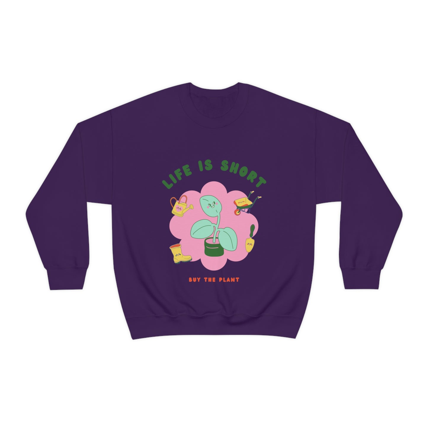 Life Is Short Unisex Crewneck