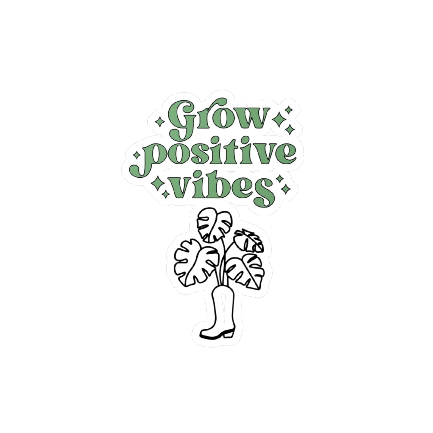 Grow Positive Vinyl Decals
