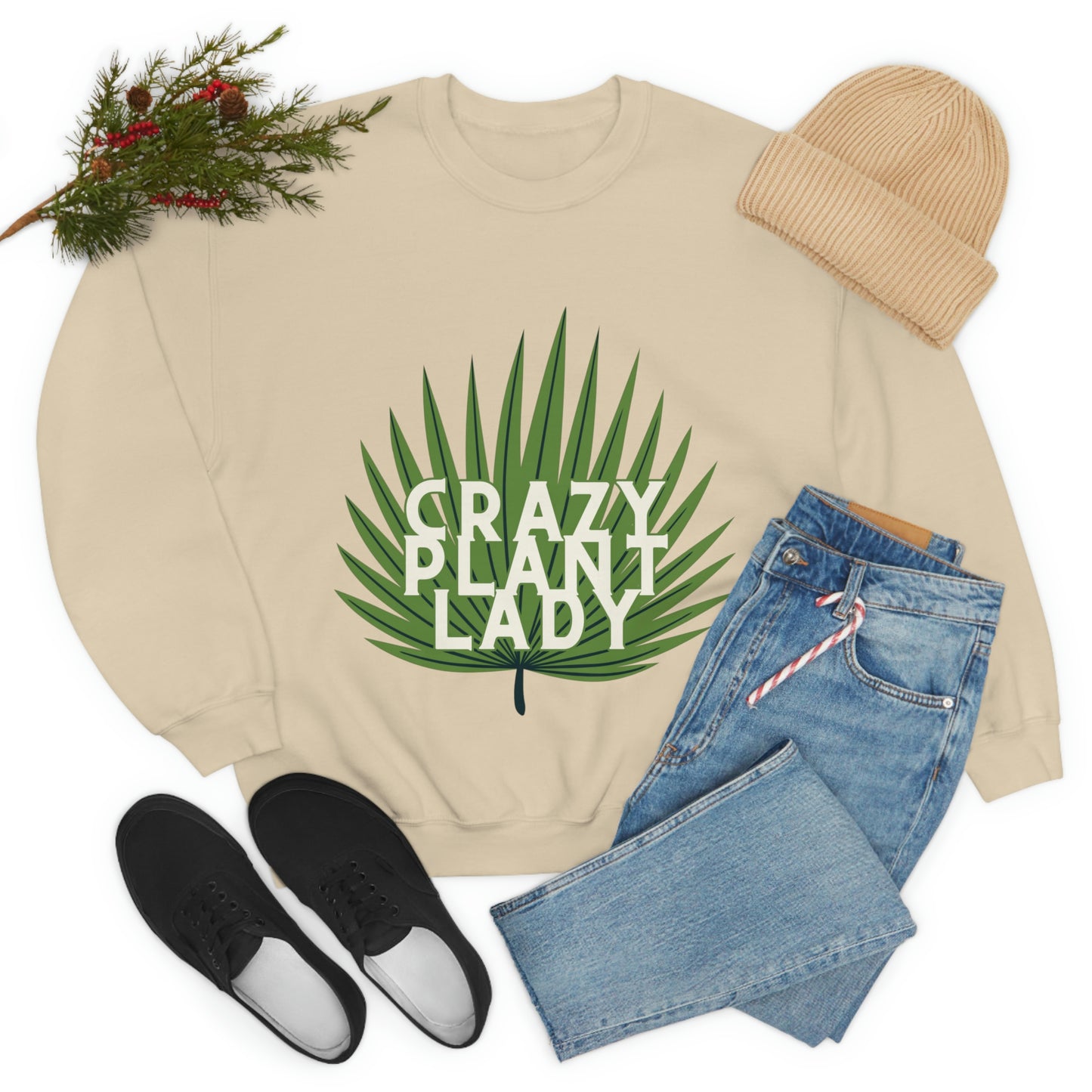 Crazy Plant Lady Unisex Crewneck