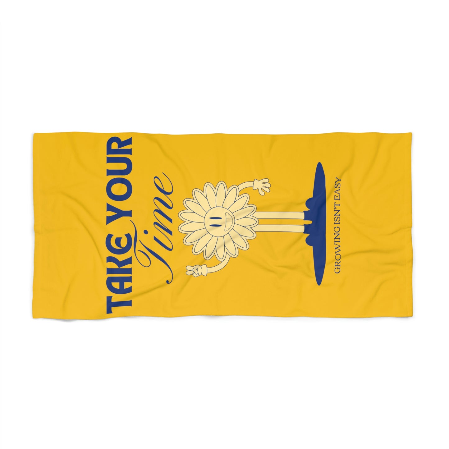 Growing Isn't Easy Beach Towel