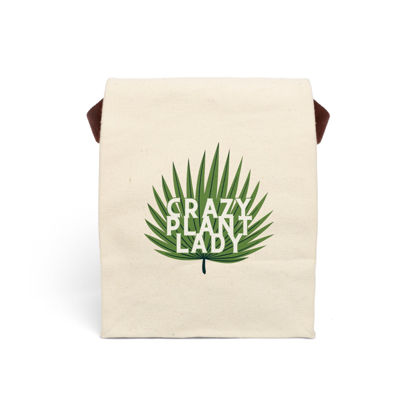 Crazy Plant Lady Canvas Lunch Bag