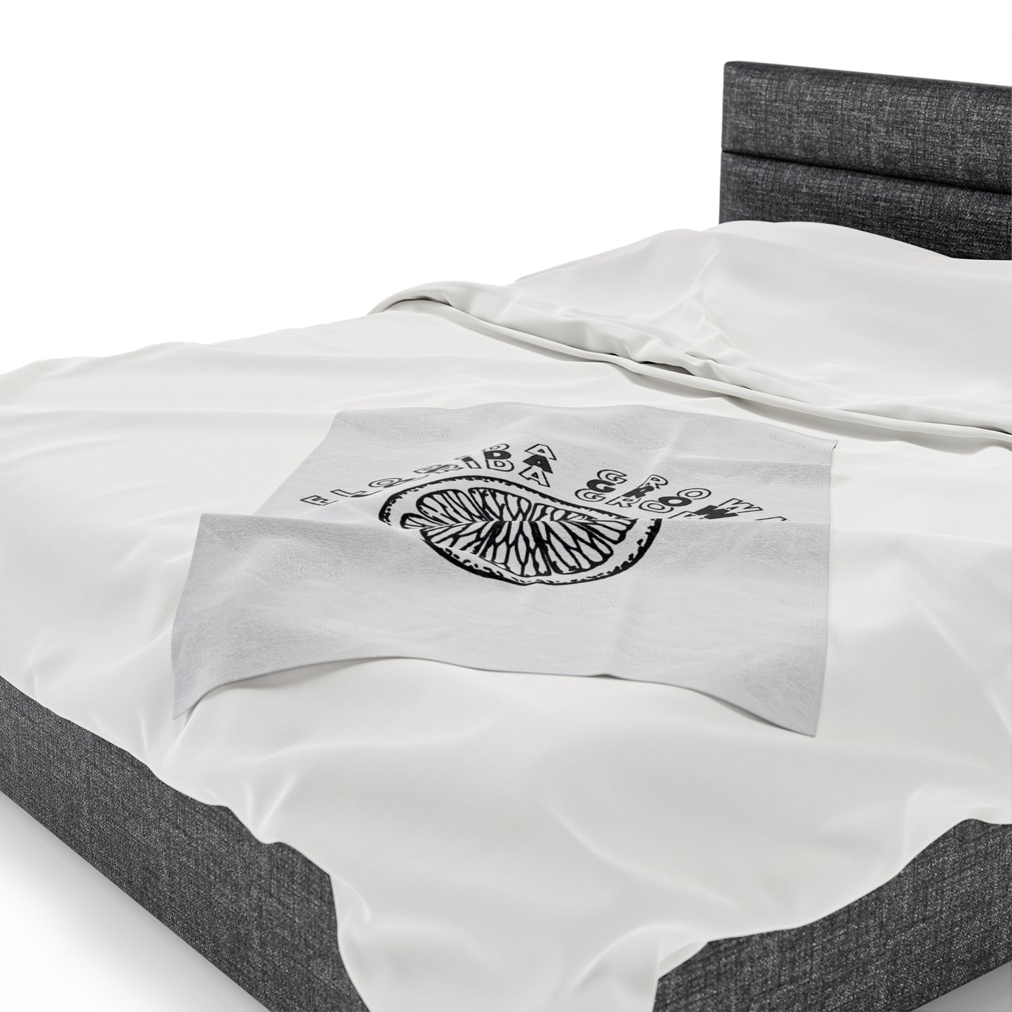 Florida Grown Velveteen Plush Blanket