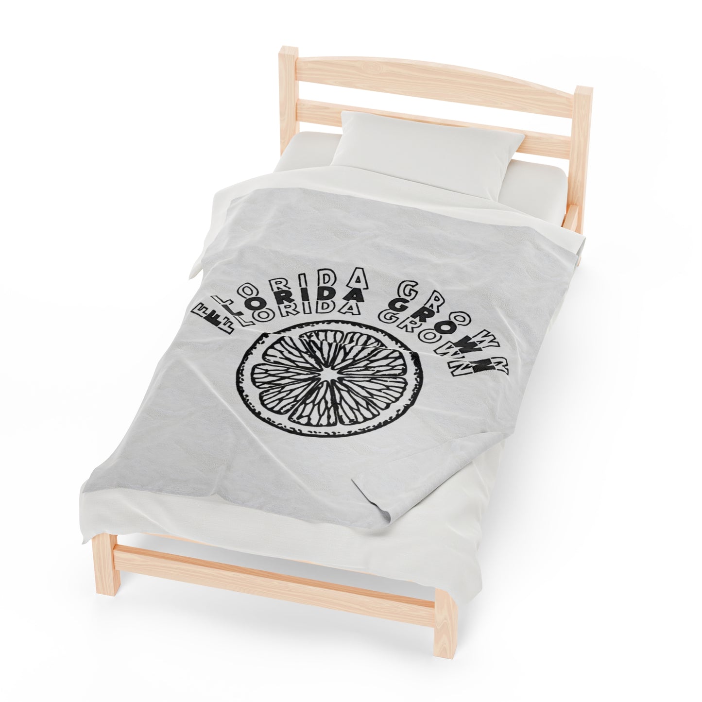 Florida Grown Velveteen Plush Blanket