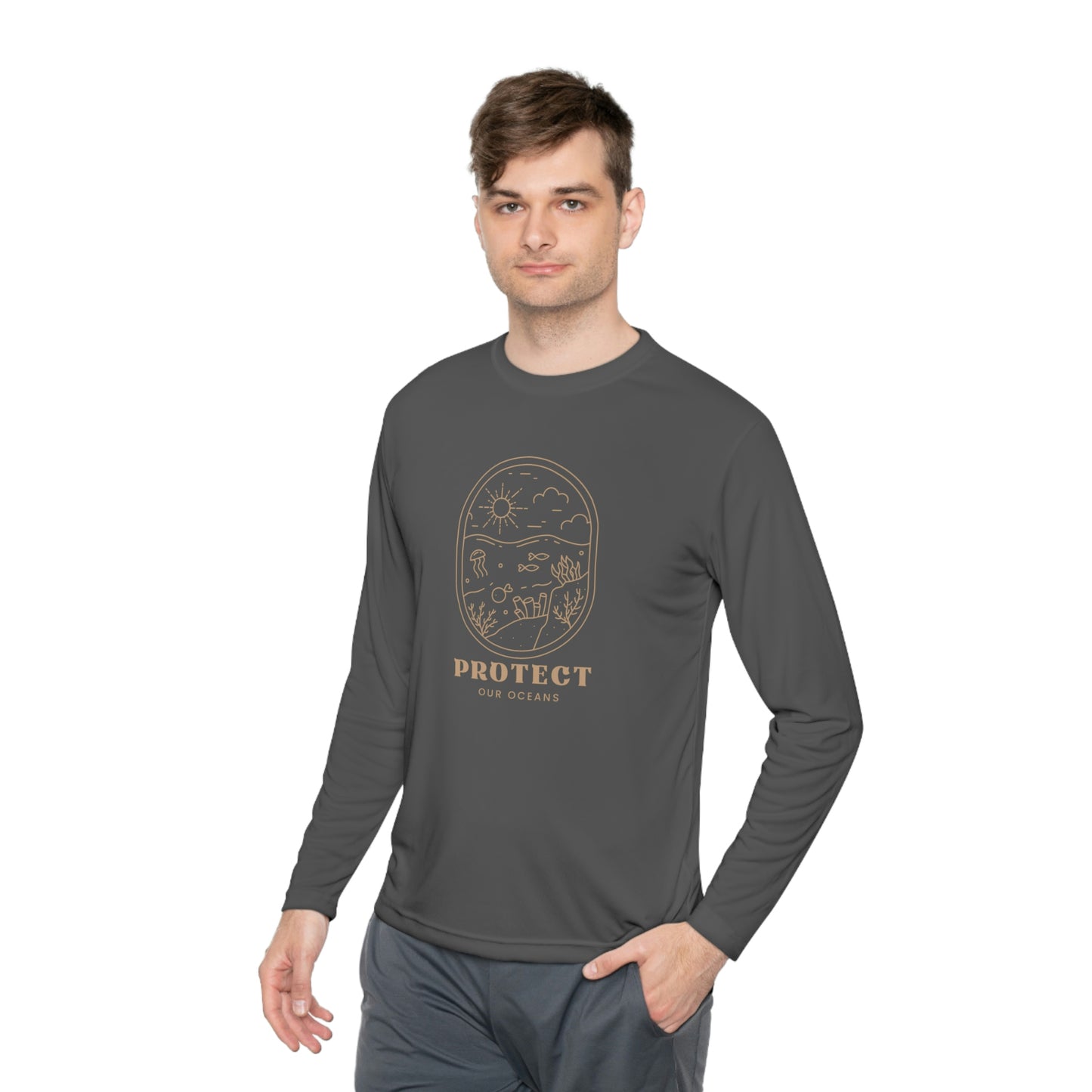Protect Our Oceans Unisex Lightweight Long Sleeve