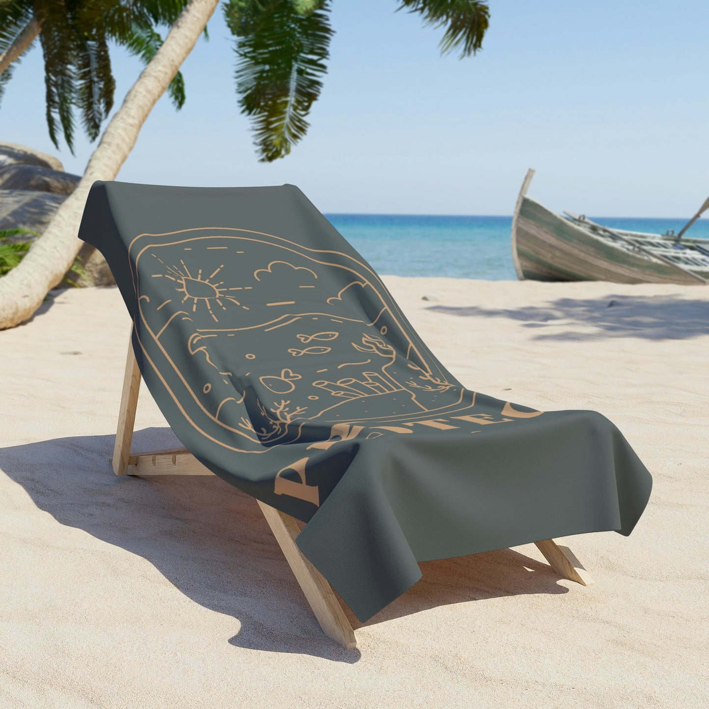 Protect Our Oceans Beach Towel