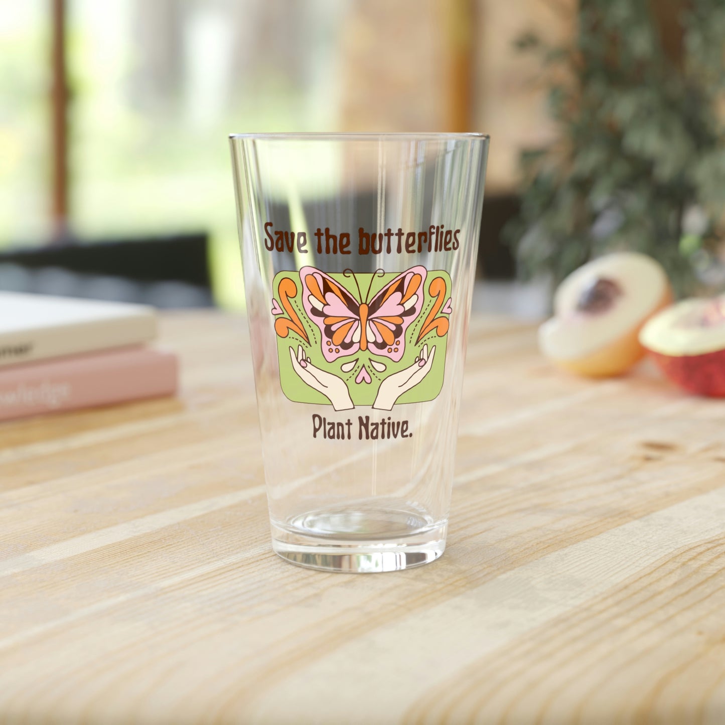 Plant Native Pint Glass