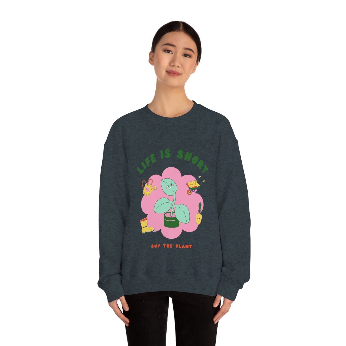 Life Is Short Unisex Crewneck