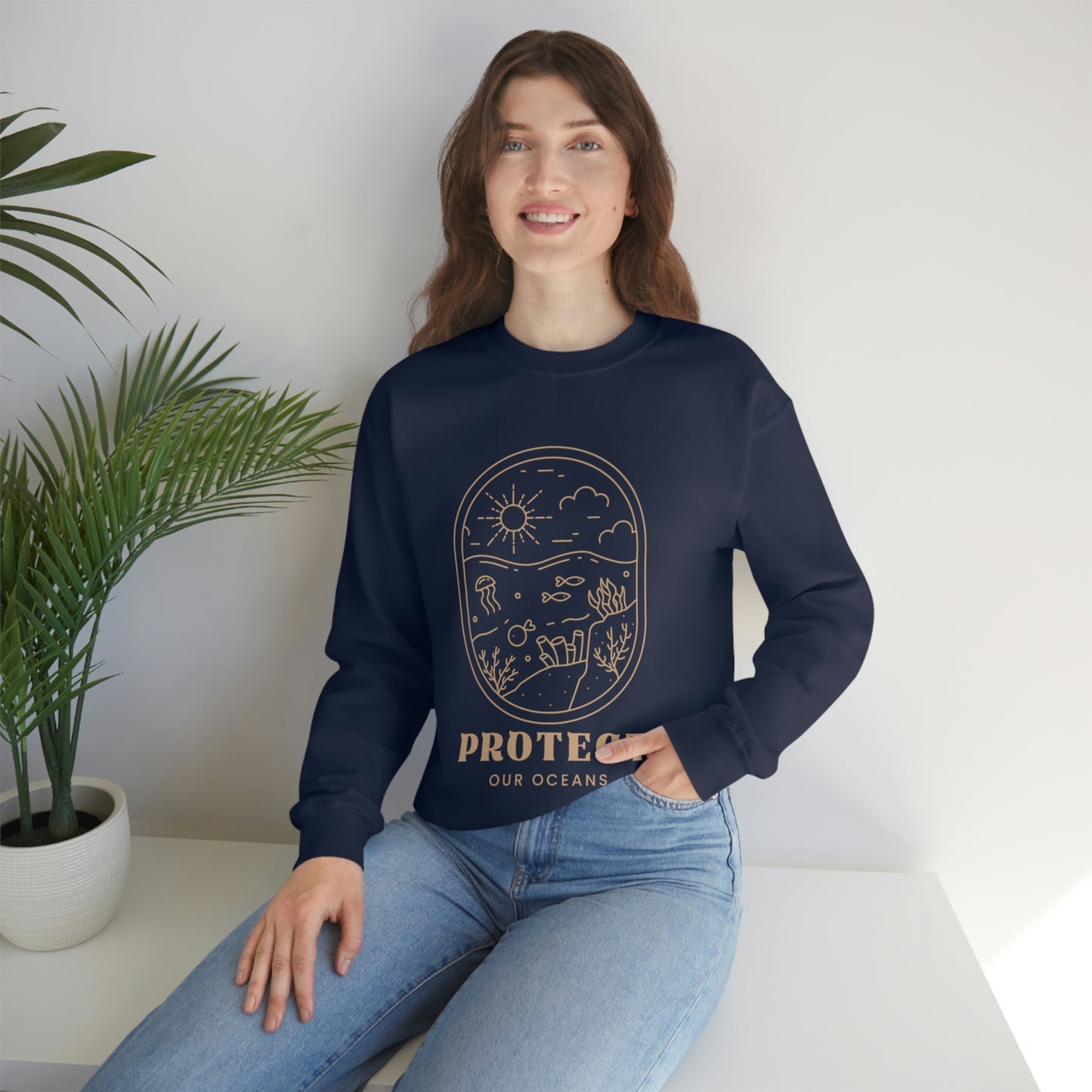 Protect Our Oceans Unisex Crewneck