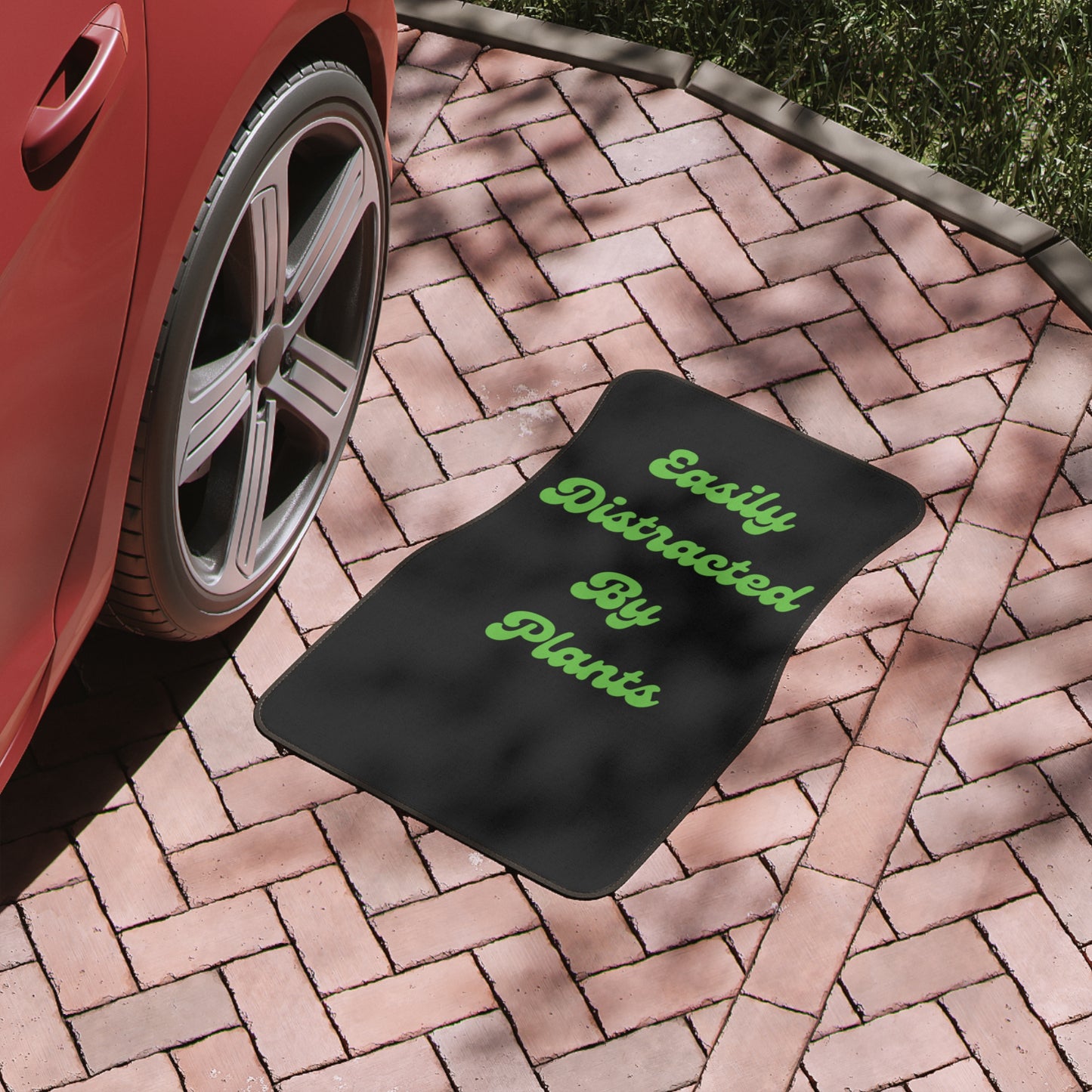Distracted Car Floor Mat, 1pc