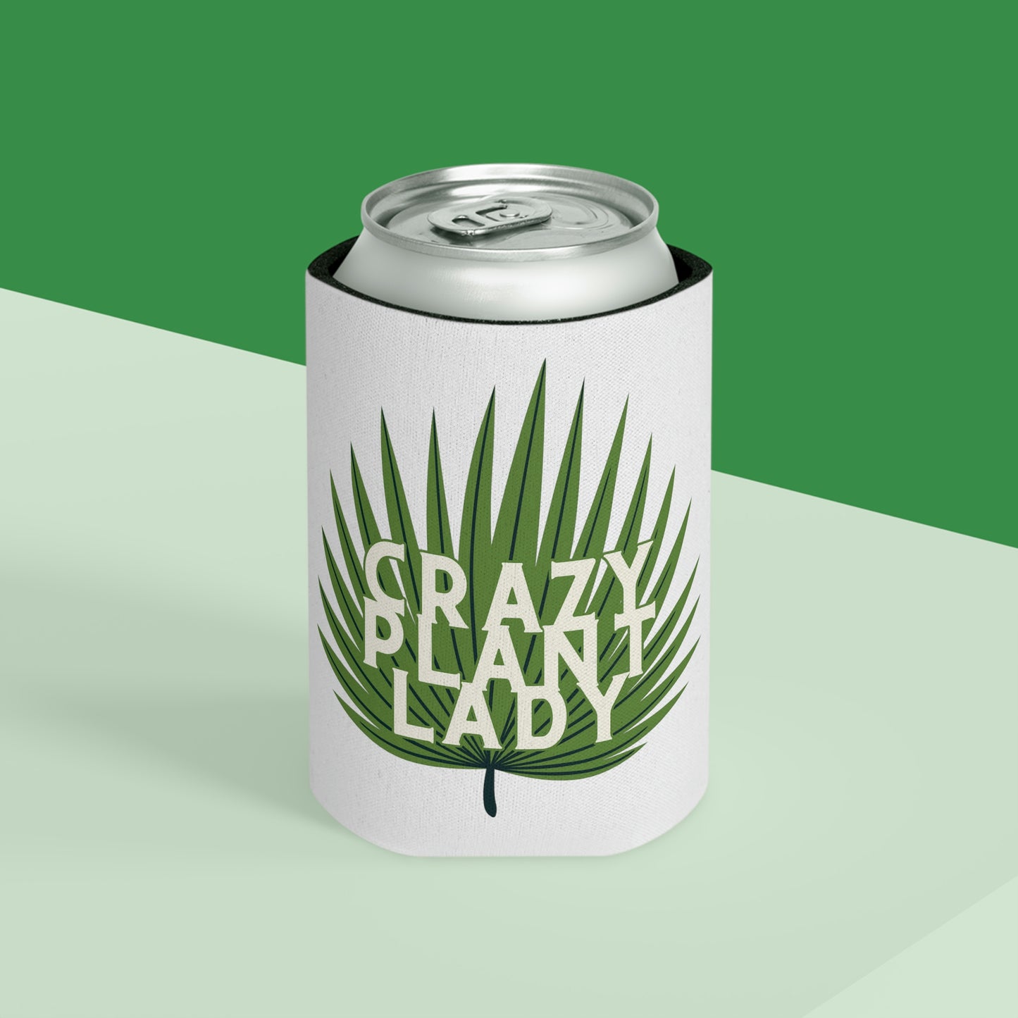 Crazy Plant Lady Can Cooler