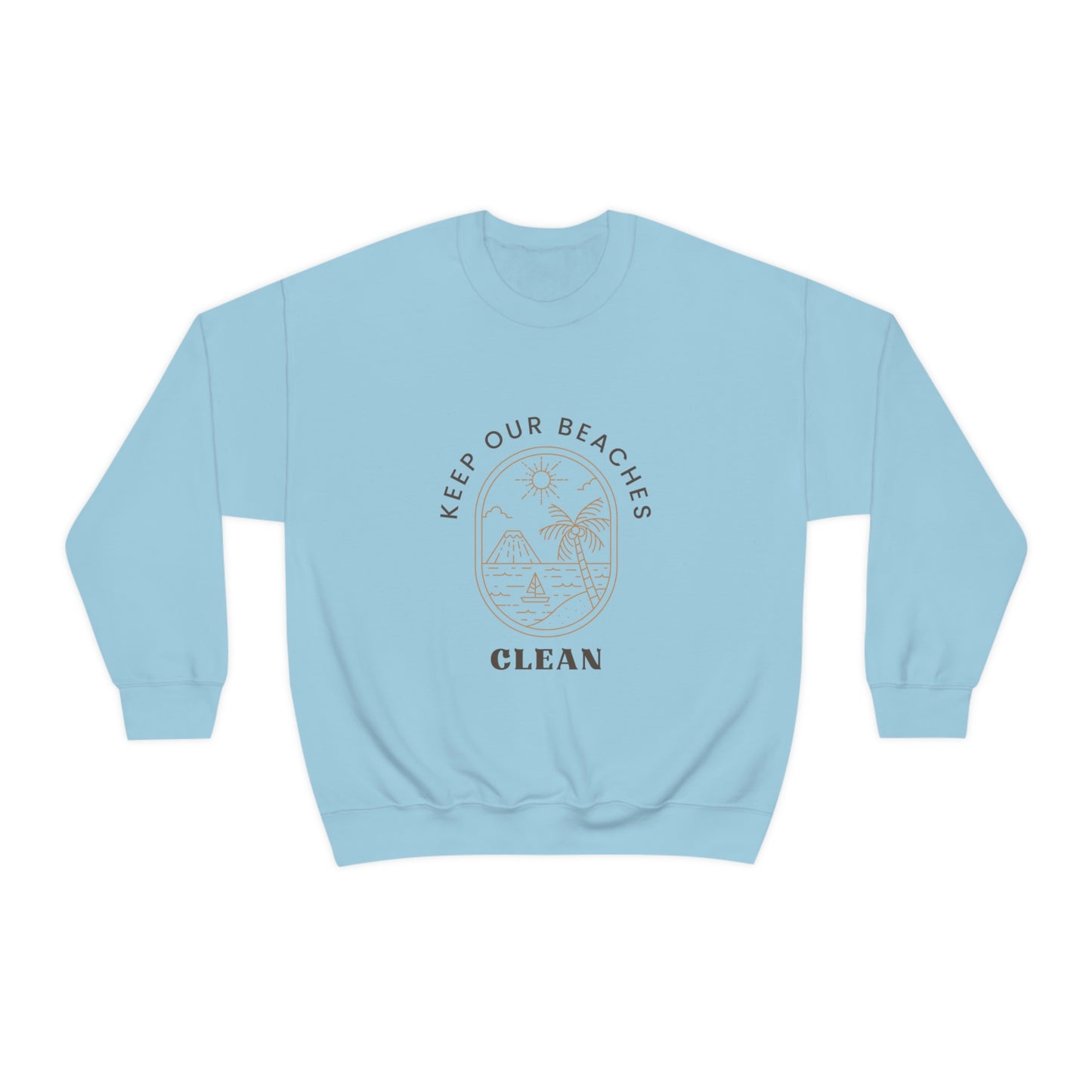 Clean Beaches Unisex Crewneck