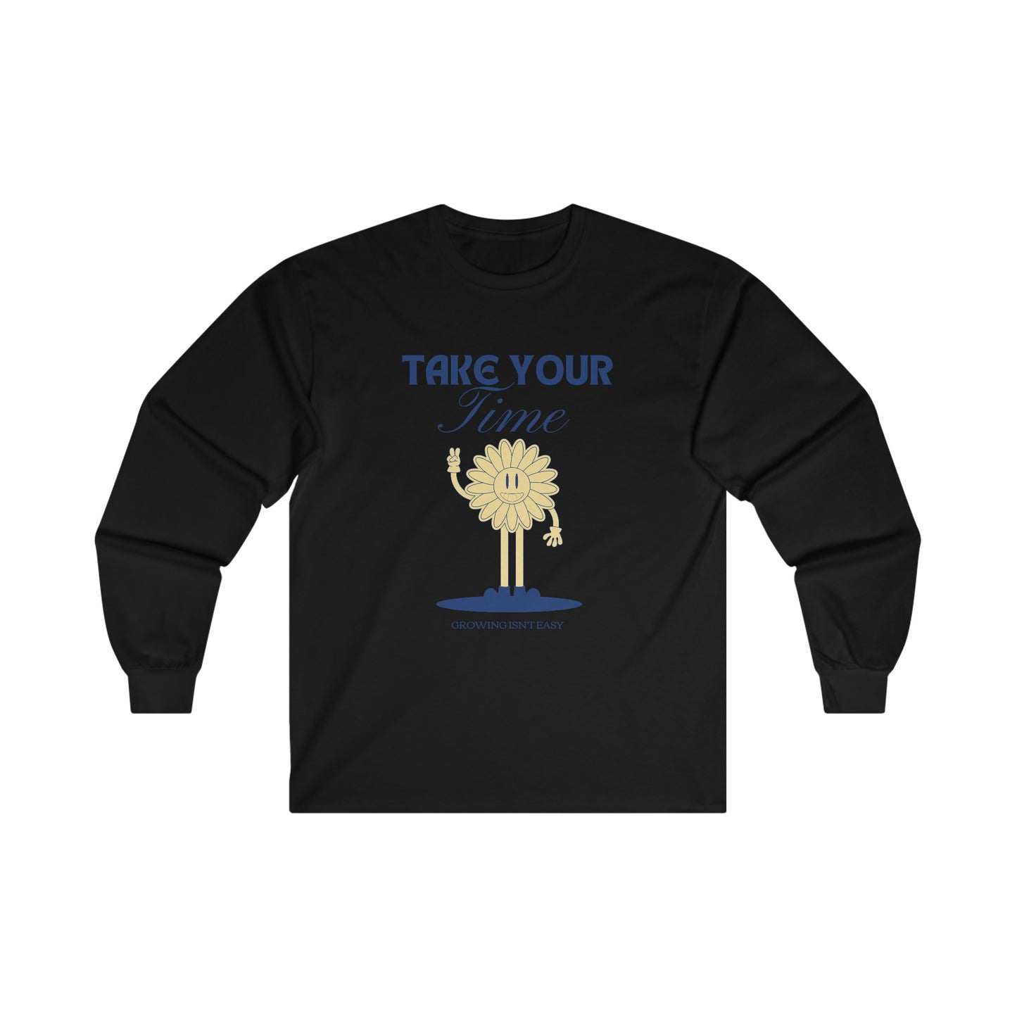 Growing Isn't Easy Cotton Long Sleeve