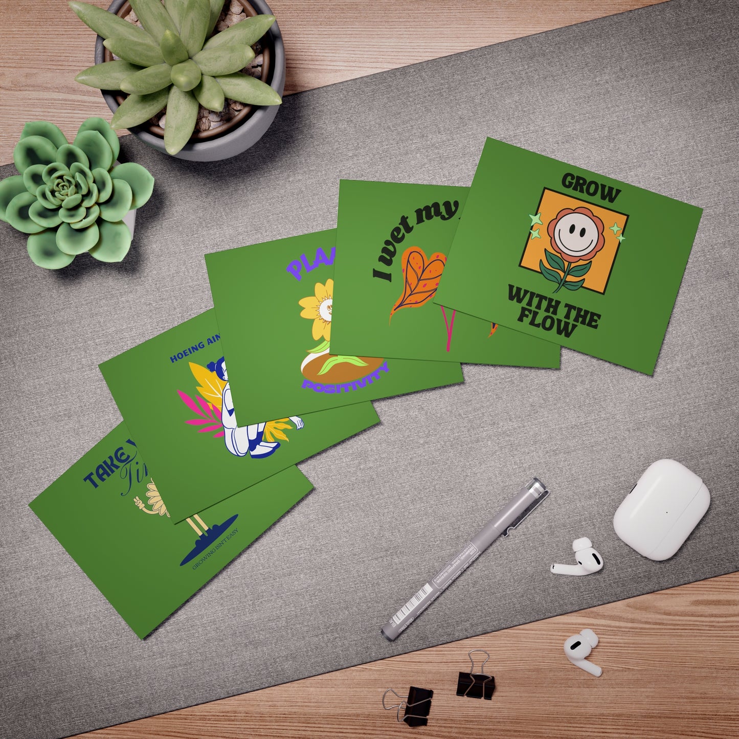 Plant Lover Greeting Cards (5-Pack)