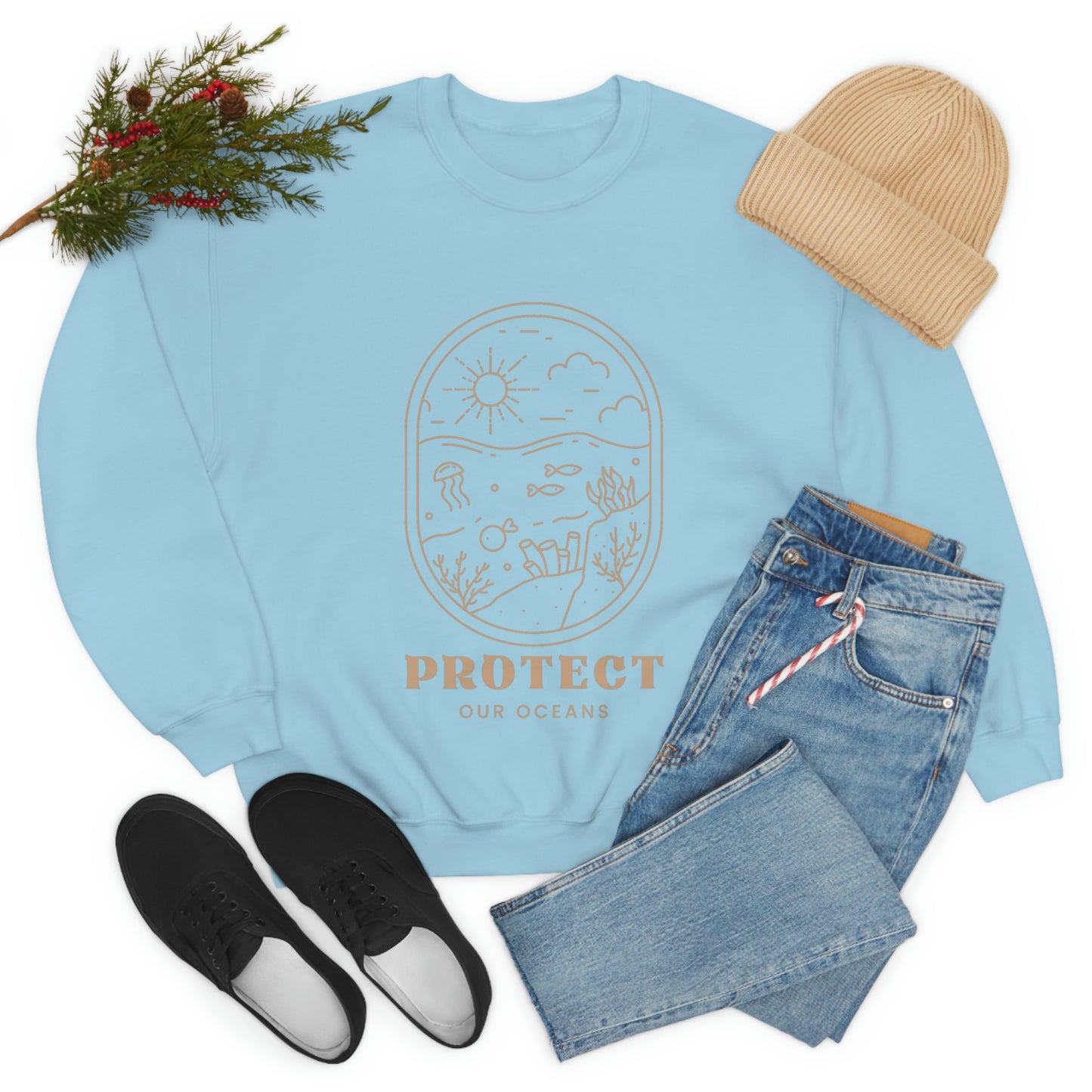 Protect Our Oceans Unisex Crewneck