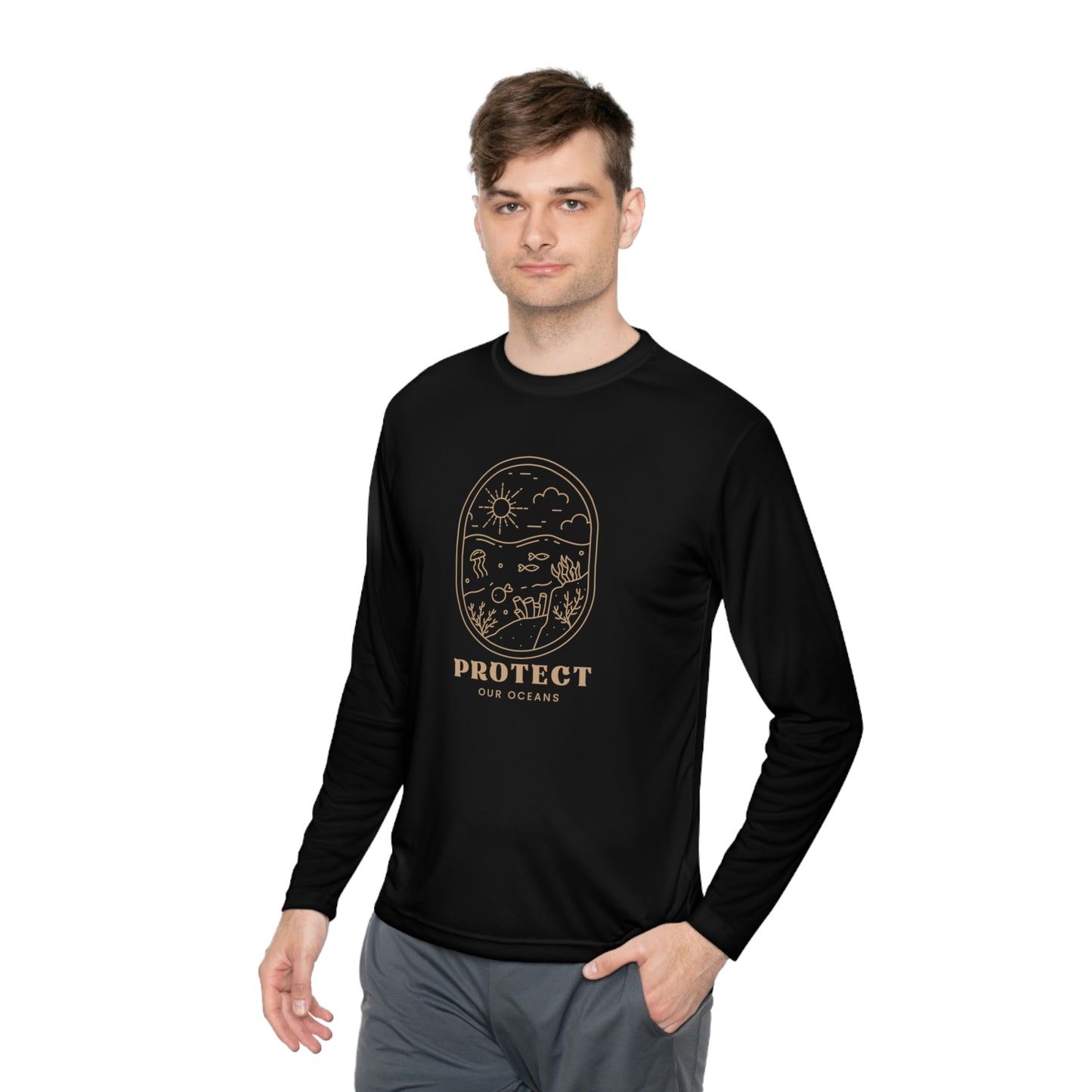 Protect Our Oceans Unisex Lightweight Long Sleeve