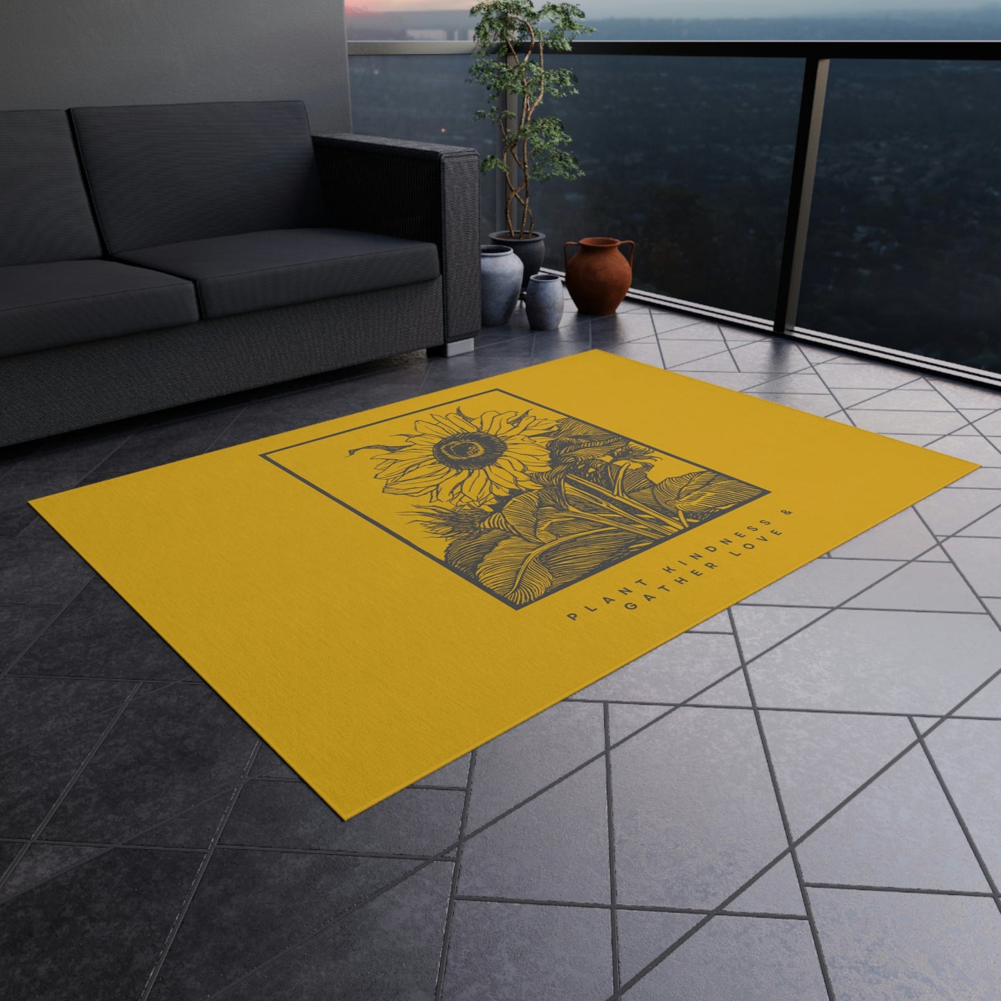 Plant Kindness Outdoor Rug