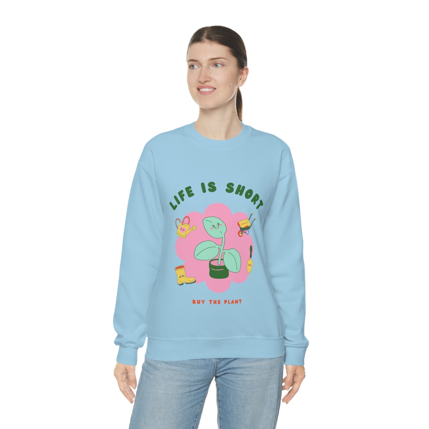 Life Is Short Unisex Crewneck