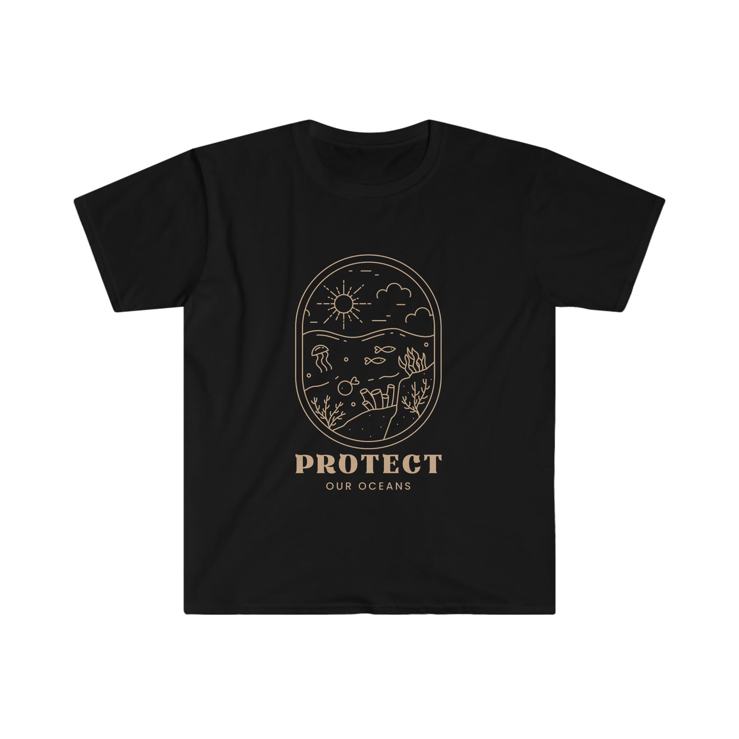 Protect Our Oceans Unisex Softstyle T-Shirt