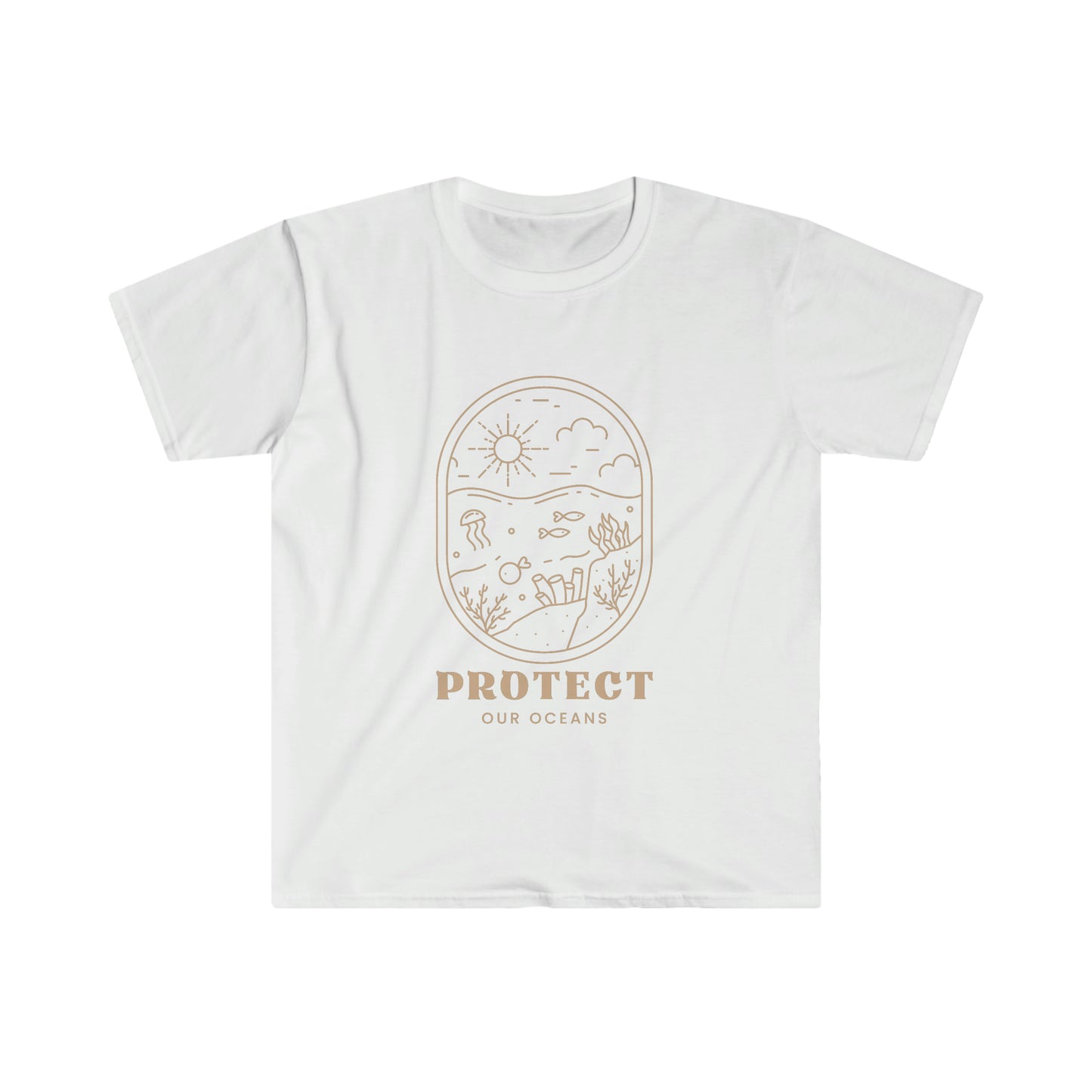 Protect Our Oceans Unisex Softstyle T-Shirt