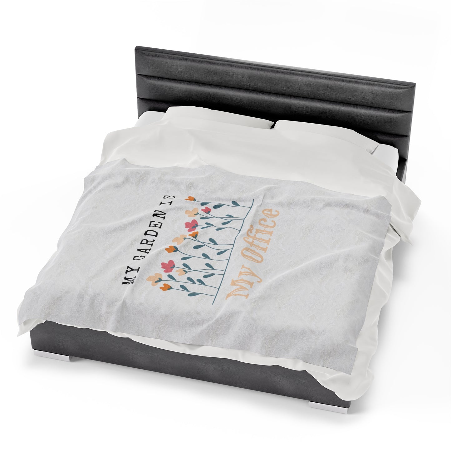 My Office Velveteen Plush Blanket
