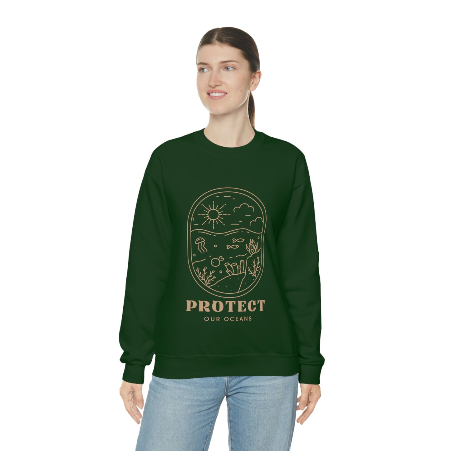 Protect Our Oceans Unisex Crewneck