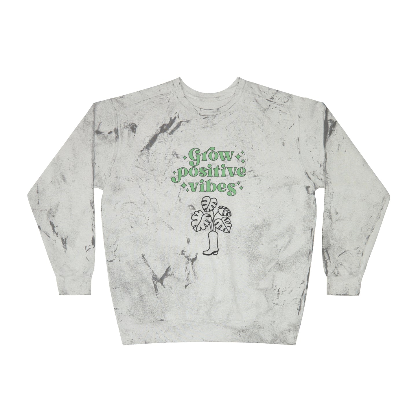 Grow Positive Color Blast Crewneck