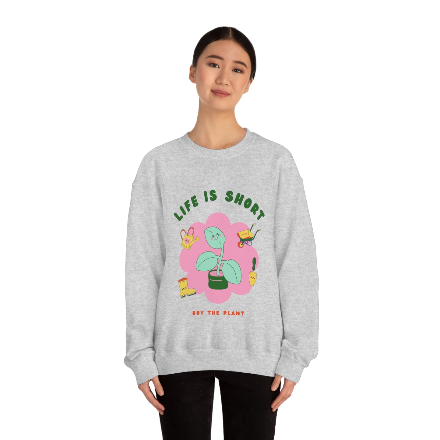 Life Is Short Unisex Crewneck