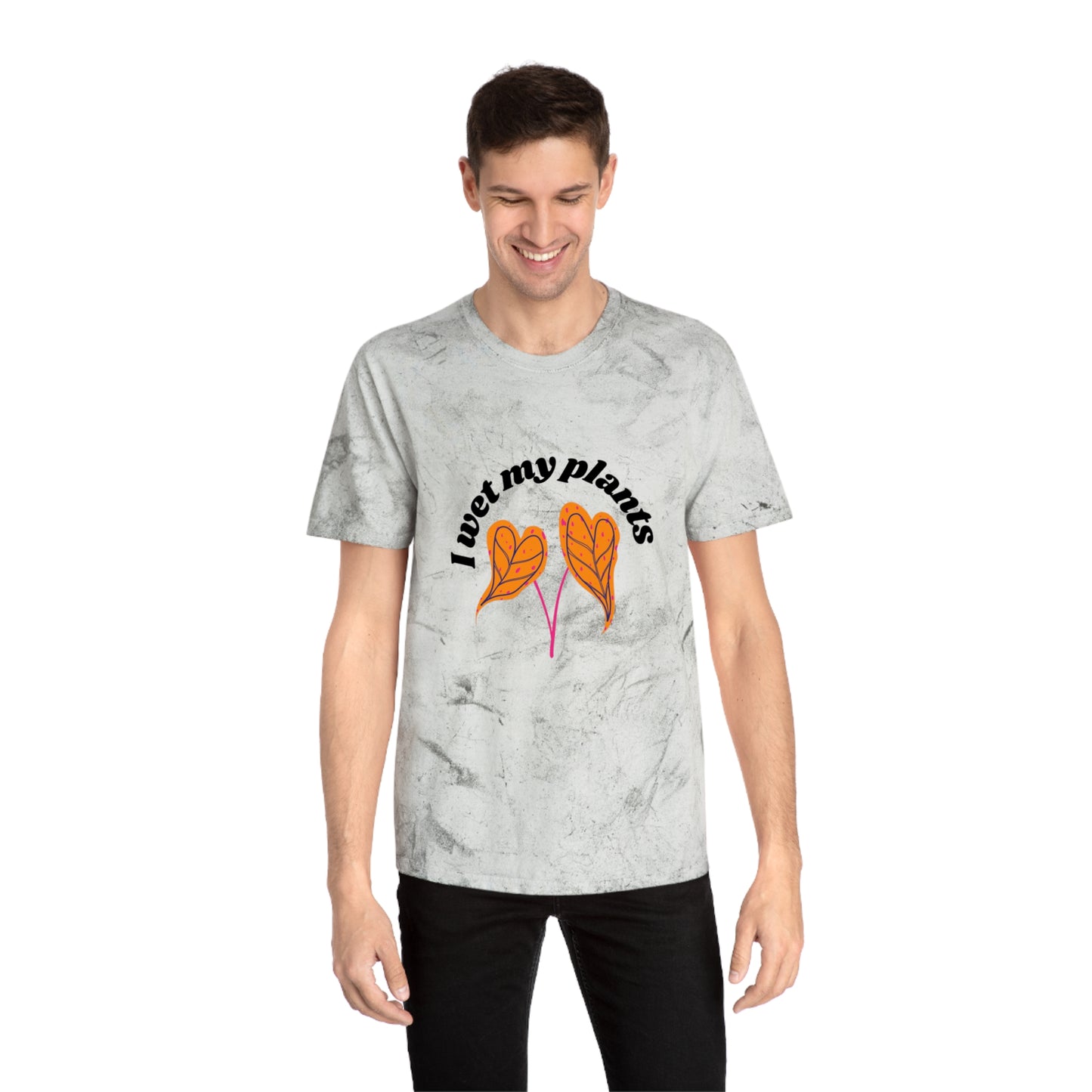 I Wet My Plants Color Blast T-Shirt