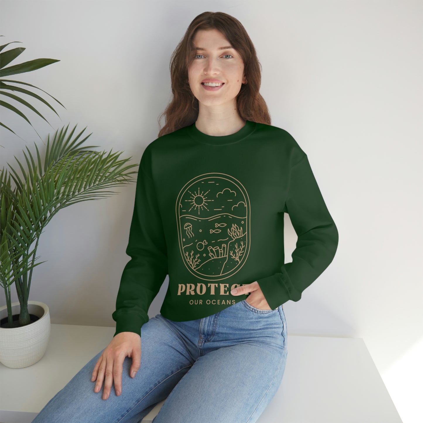 Protect Our Oceans Unisex Crewneck