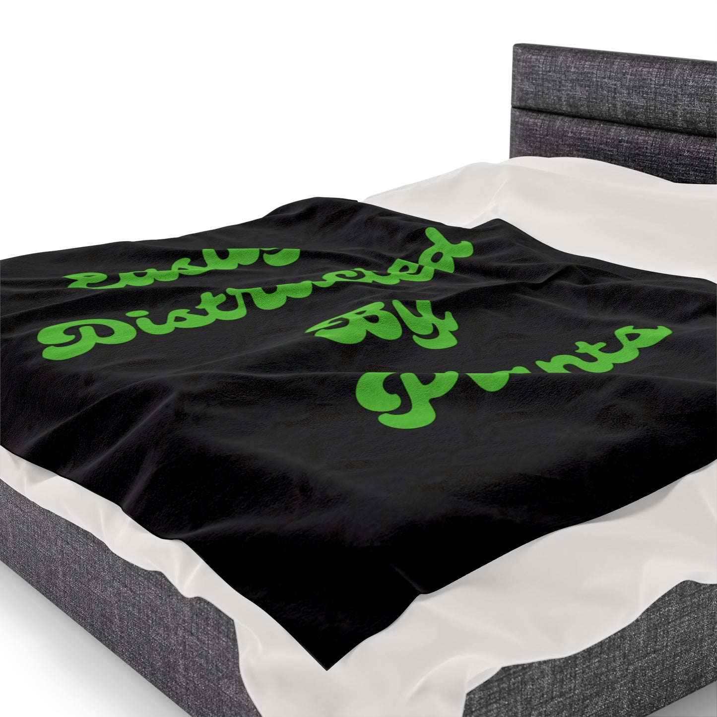 Distracted Velveteen Plush Blanket
