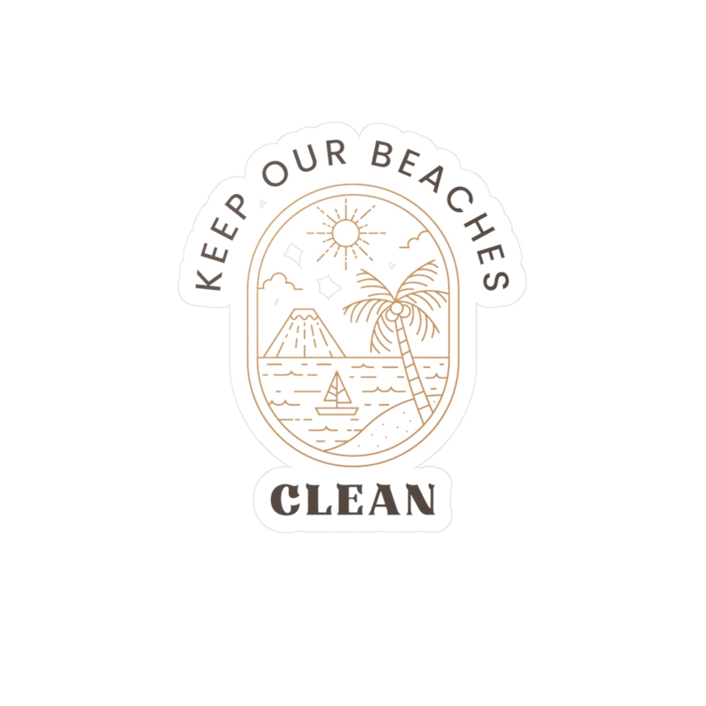 Cleah Beaches Vinyl Decals