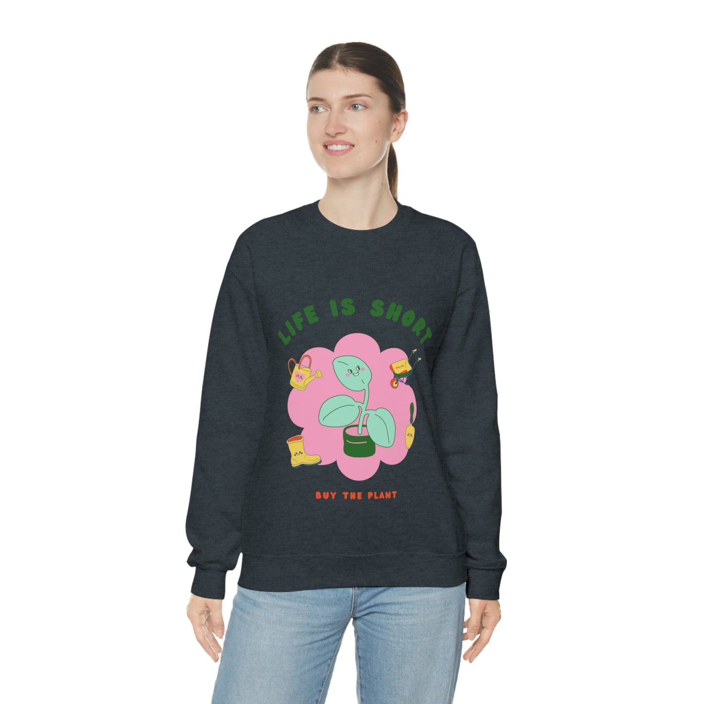 Life Is Short Unisex Crewneck