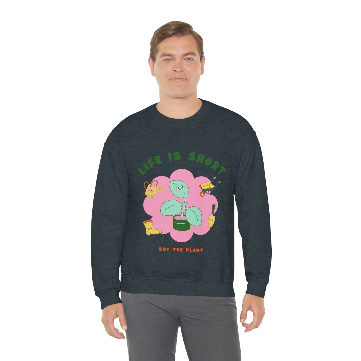 Life Is Short Unisex Crewneck