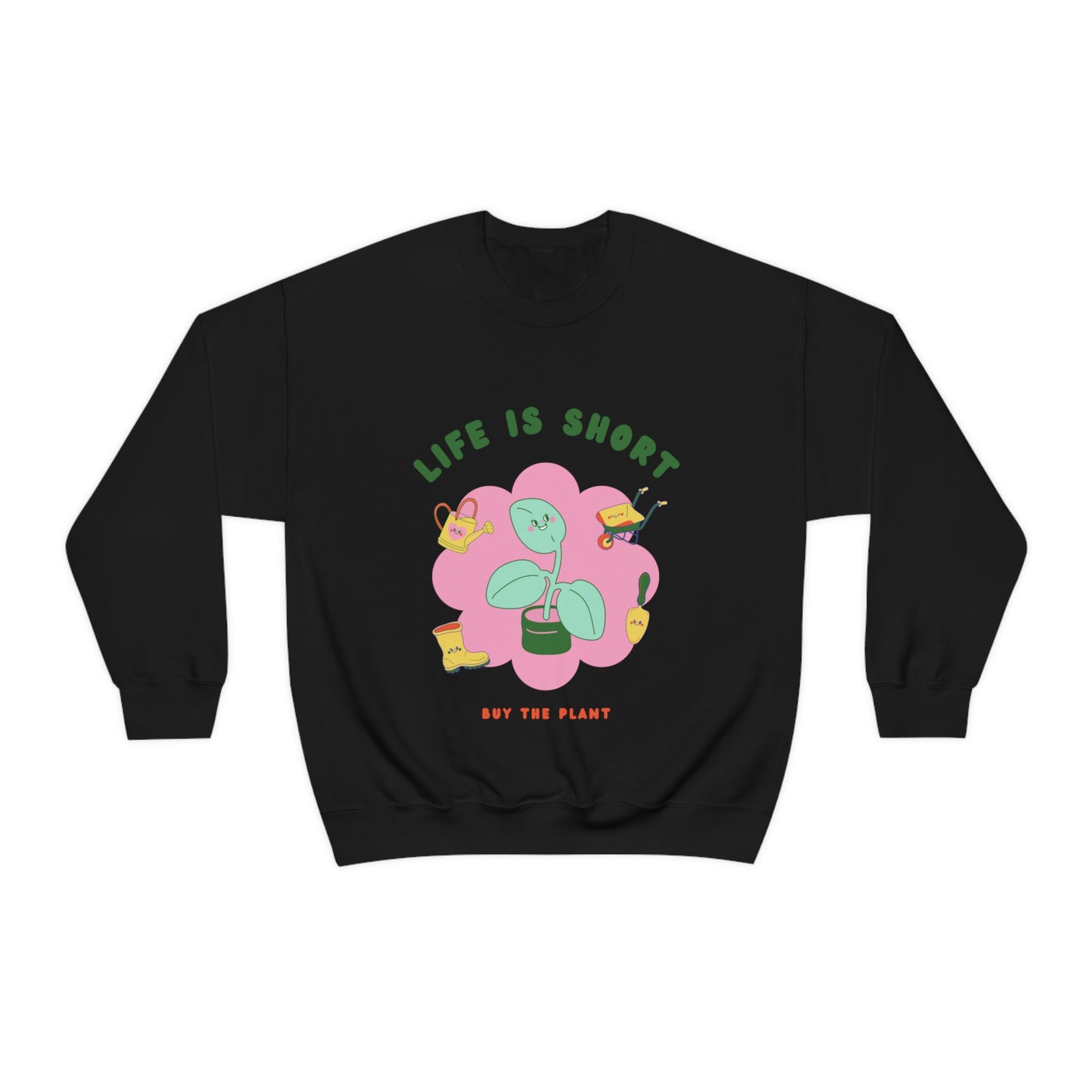 Life Is Short Unisex Crewneck