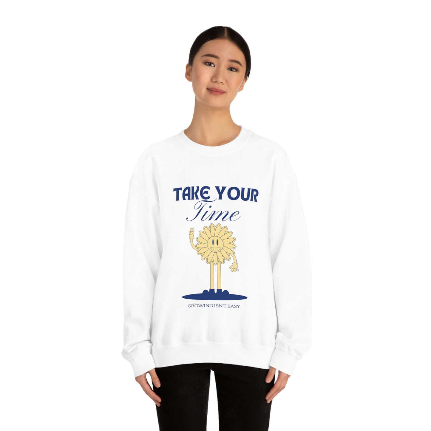 Growing Isn't Easy Unisex Crewneck