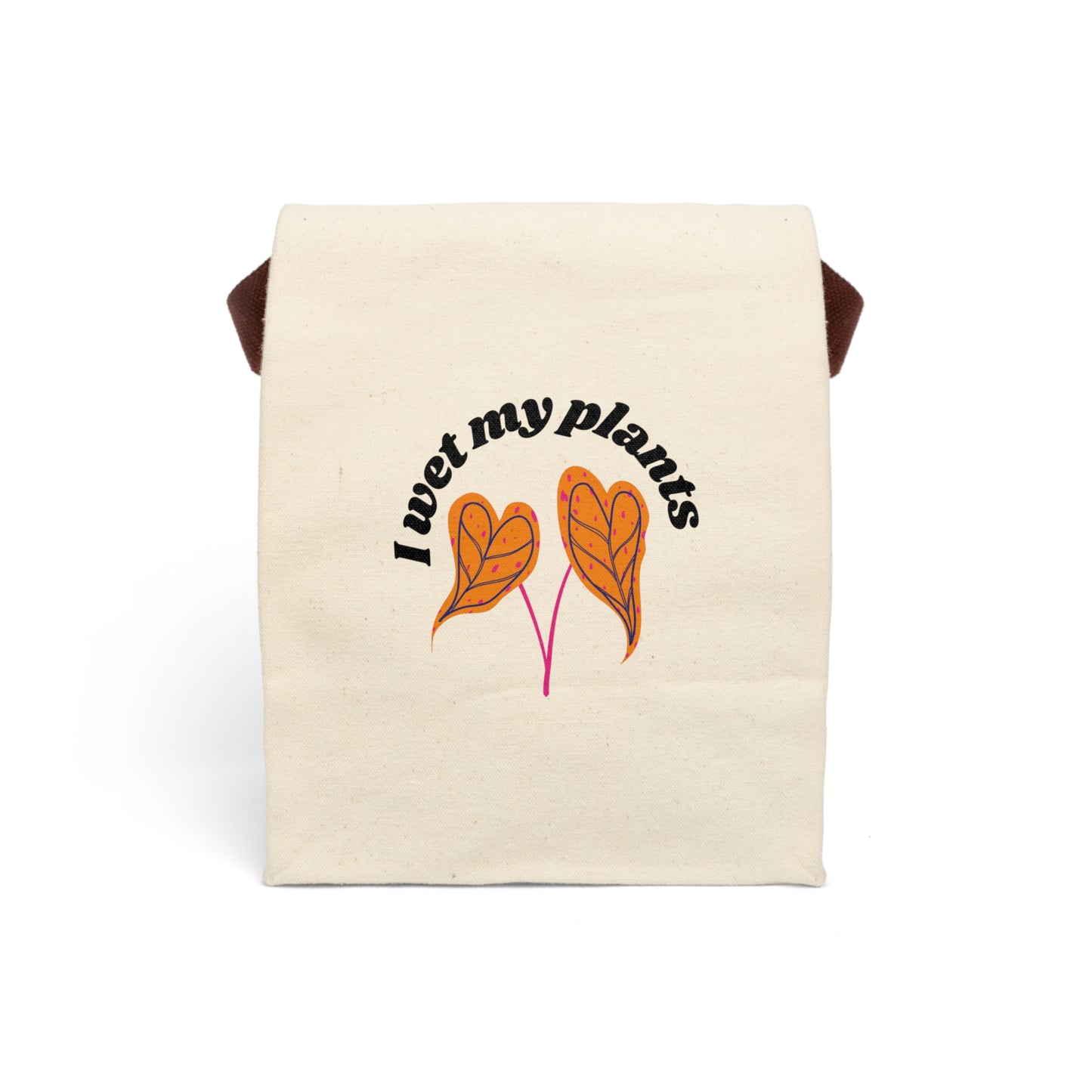 Wet My Plants Canvas Lunch Bag
