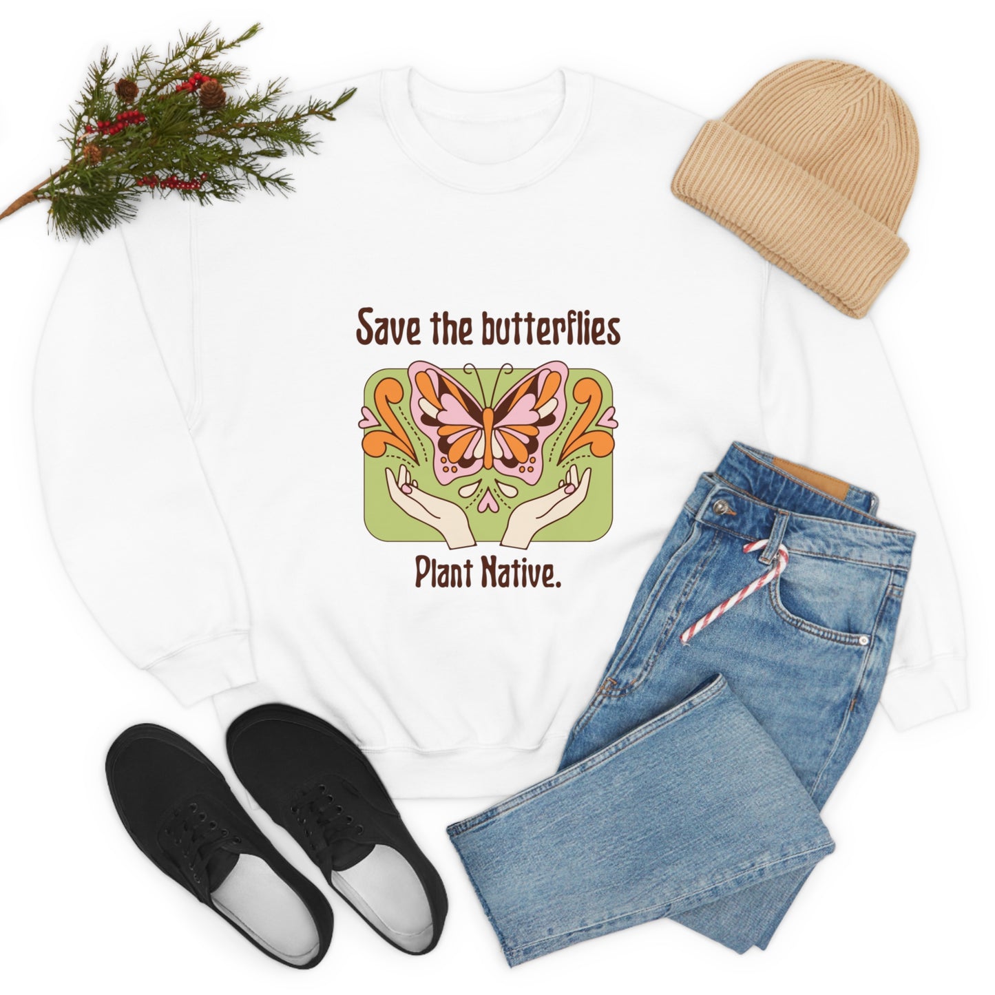 Plant Native Unisex Crewneck