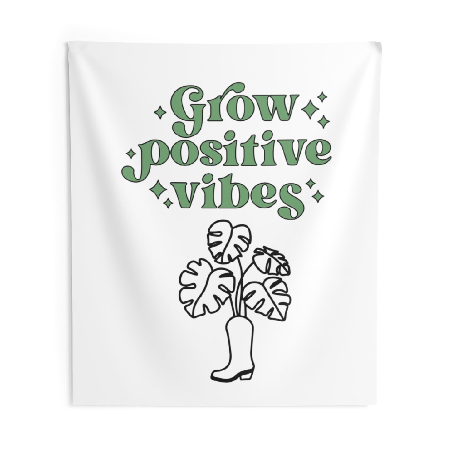 Grow Positive Indoor Wall Tapestries