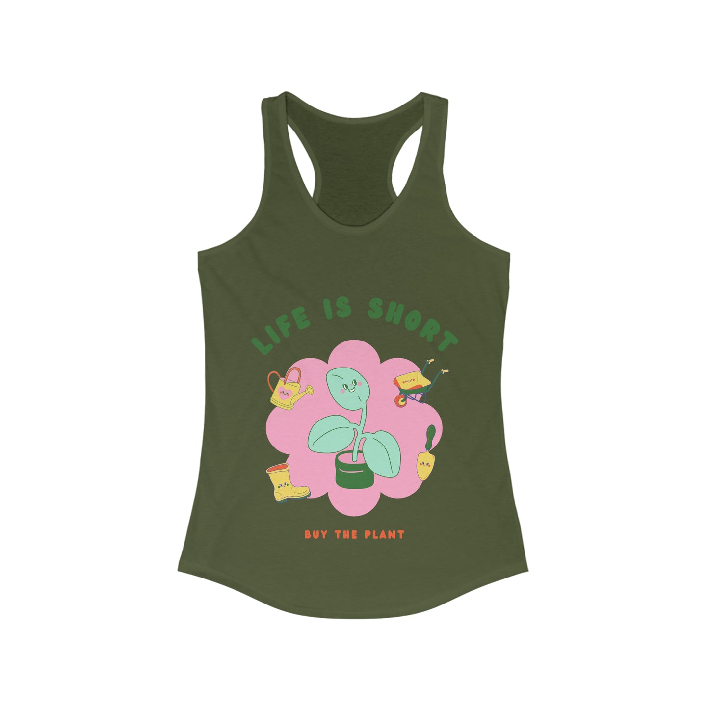 Life Is Short Women's Racerback Tank