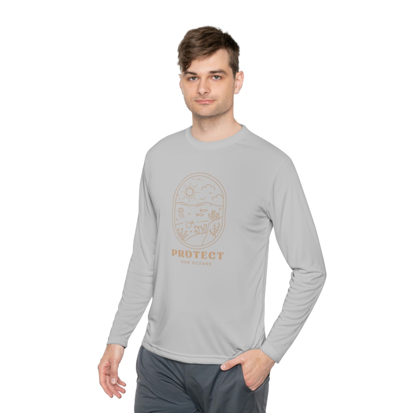 Protect Our Oceans Unisex Lightweight Long Sleeve