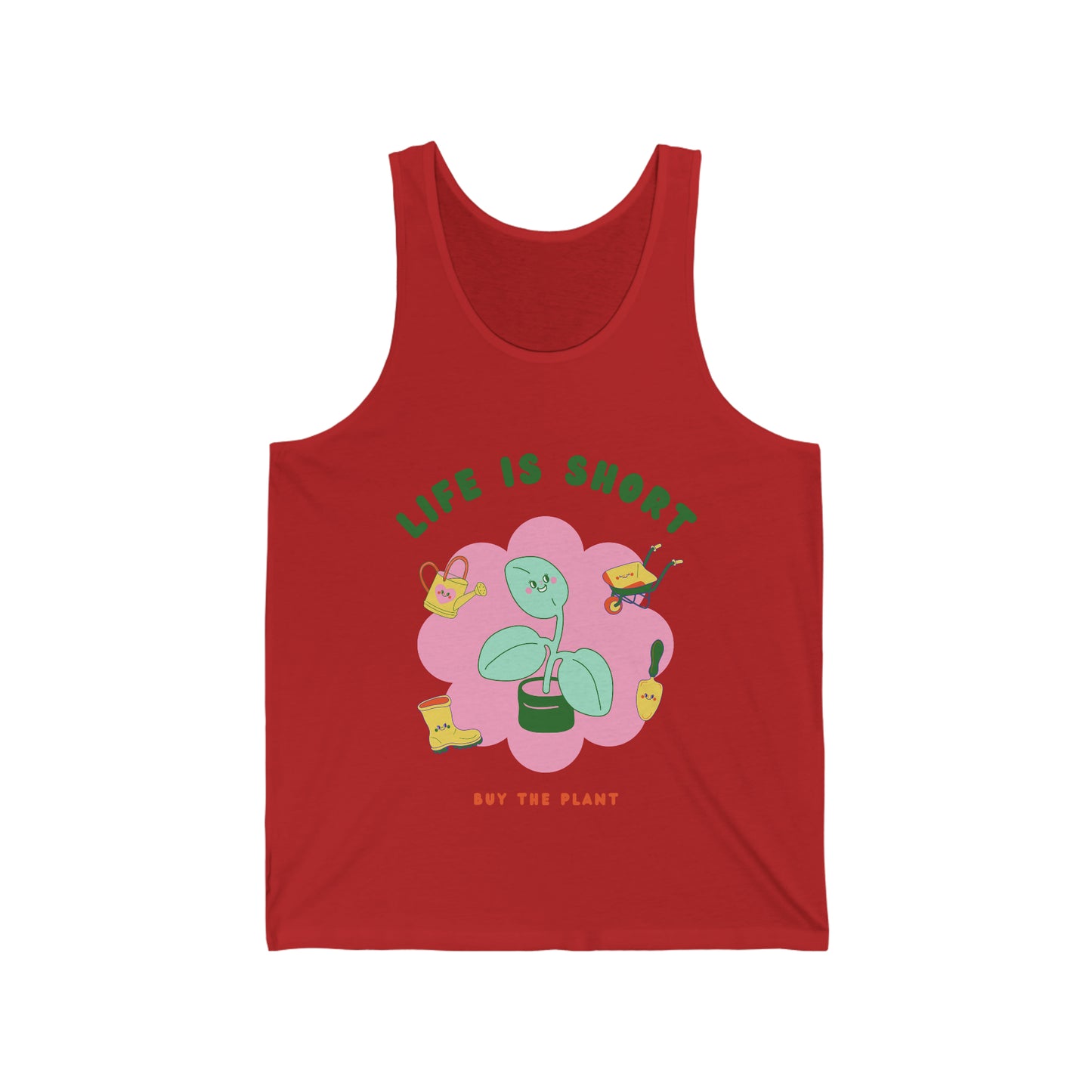 Life Is Short Unisex Jersey Tank