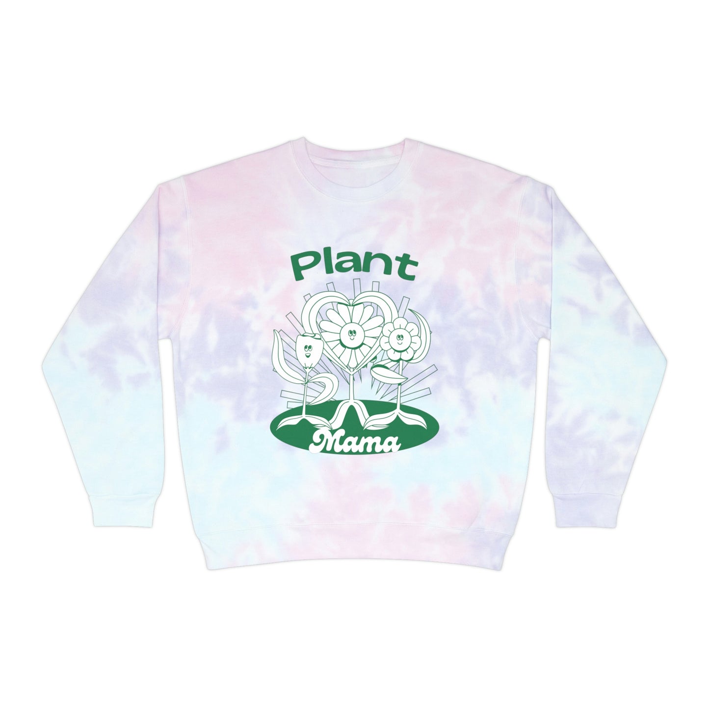 Plant Mama Unisex Tie-Dye Crewneck