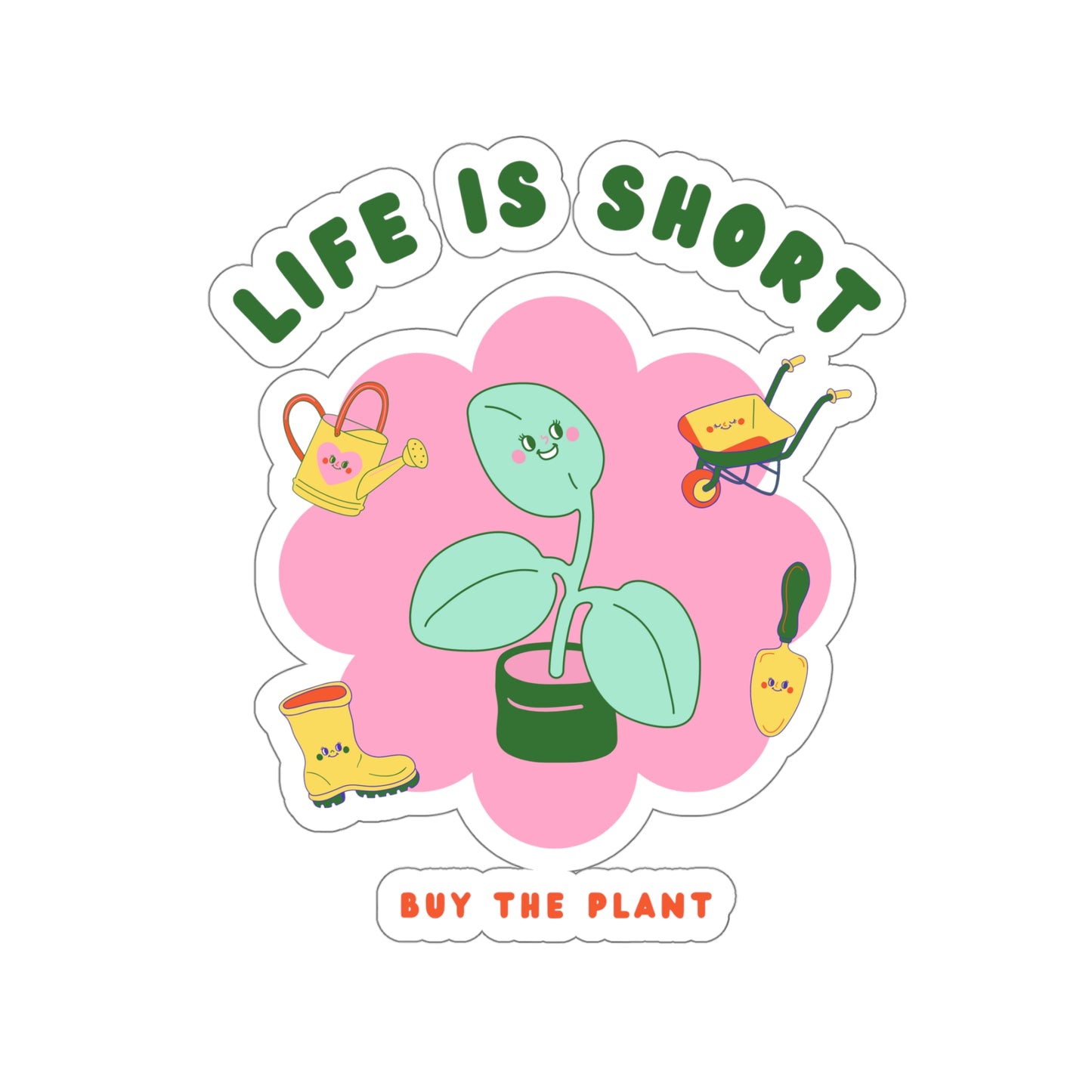 Life Is Short Stickers