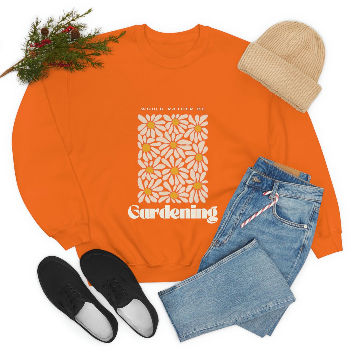 Would Rather Be Gardening Unisex Crewneck