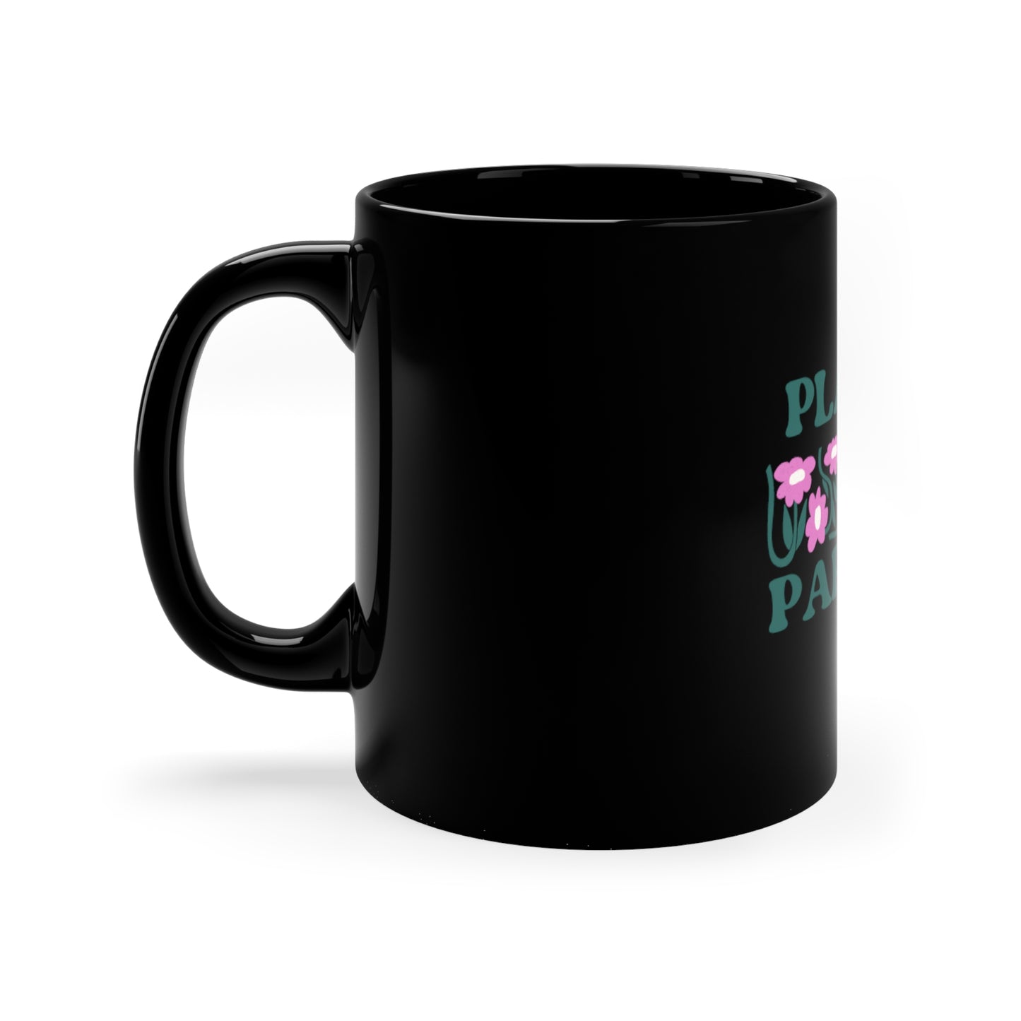 Plant Parent Black Mug