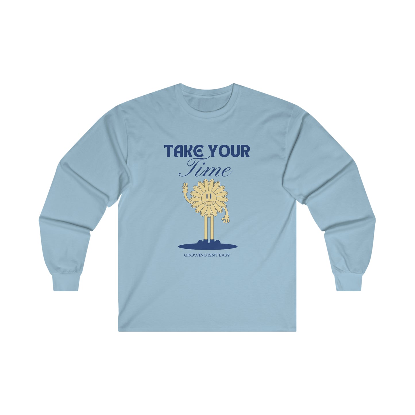 Growing Isn't Easy Cotton Long Sleeve