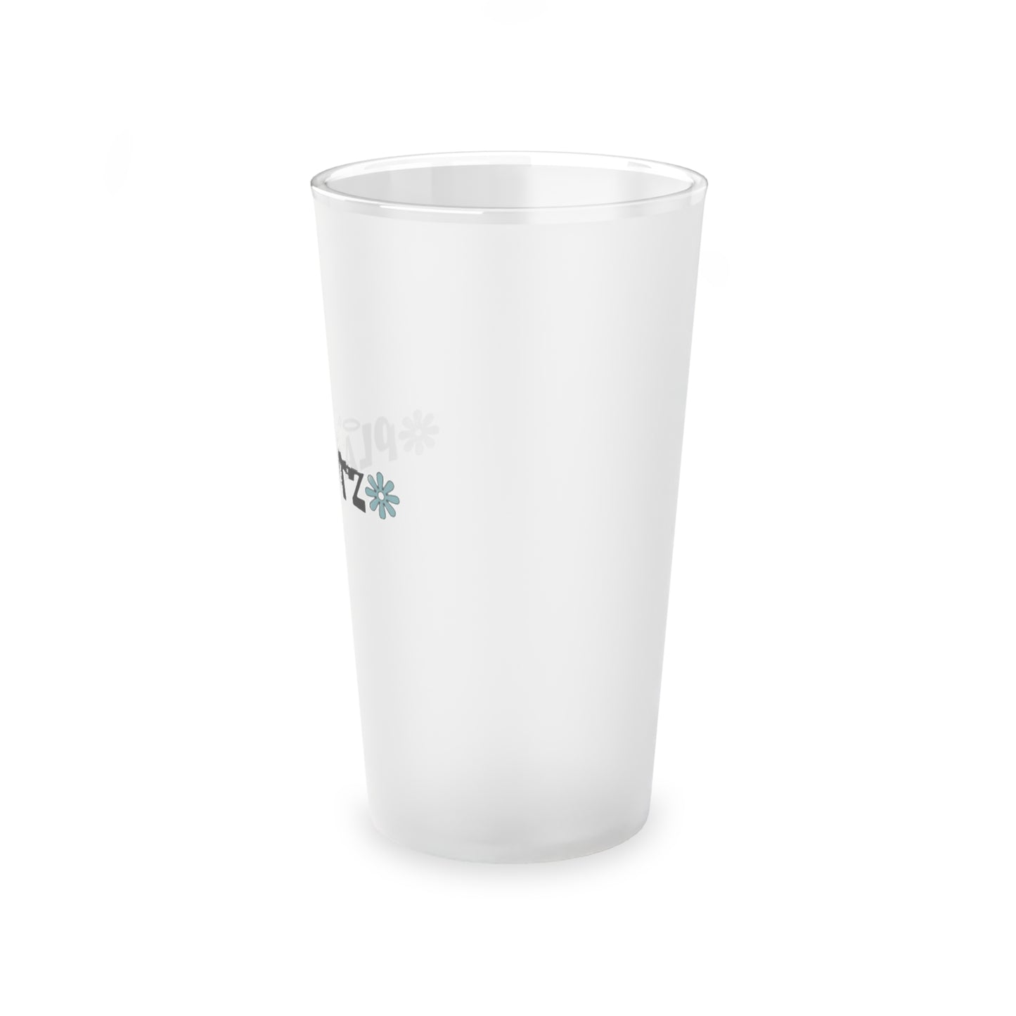 Plantz Frosted Pint Glass