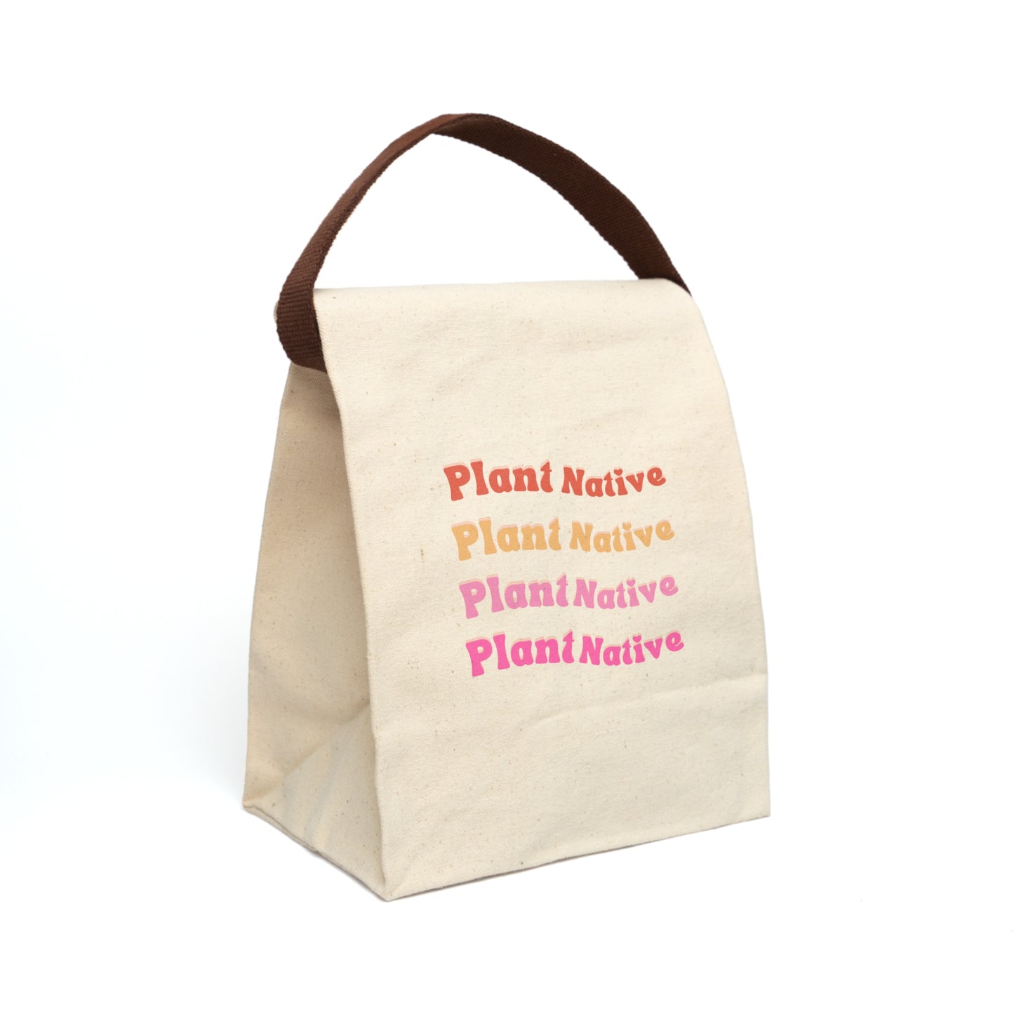 Plant Native Canvas Lunch Bag