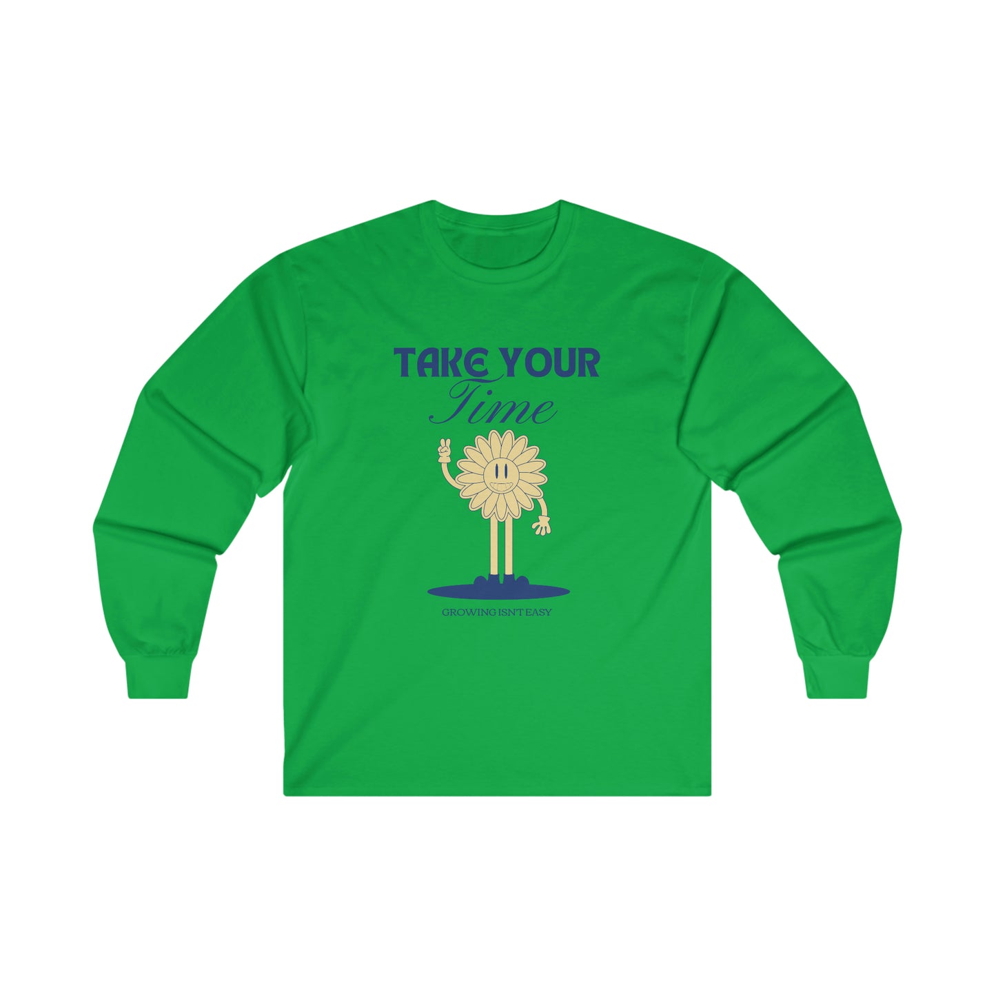 Growing Isn't Easy Cotton Long Sleeve